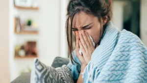 Persona con gripe